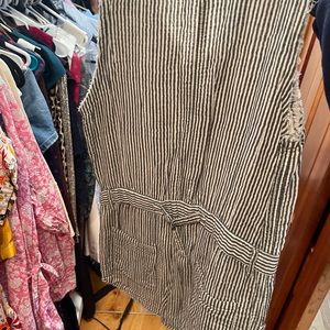 Free people pinstripe romper